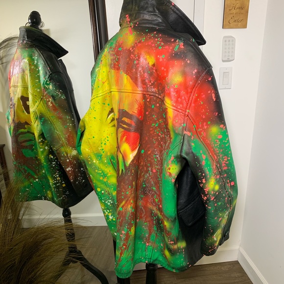 Custom Men’s Merino International Leather Coat - Picture 5 of 8